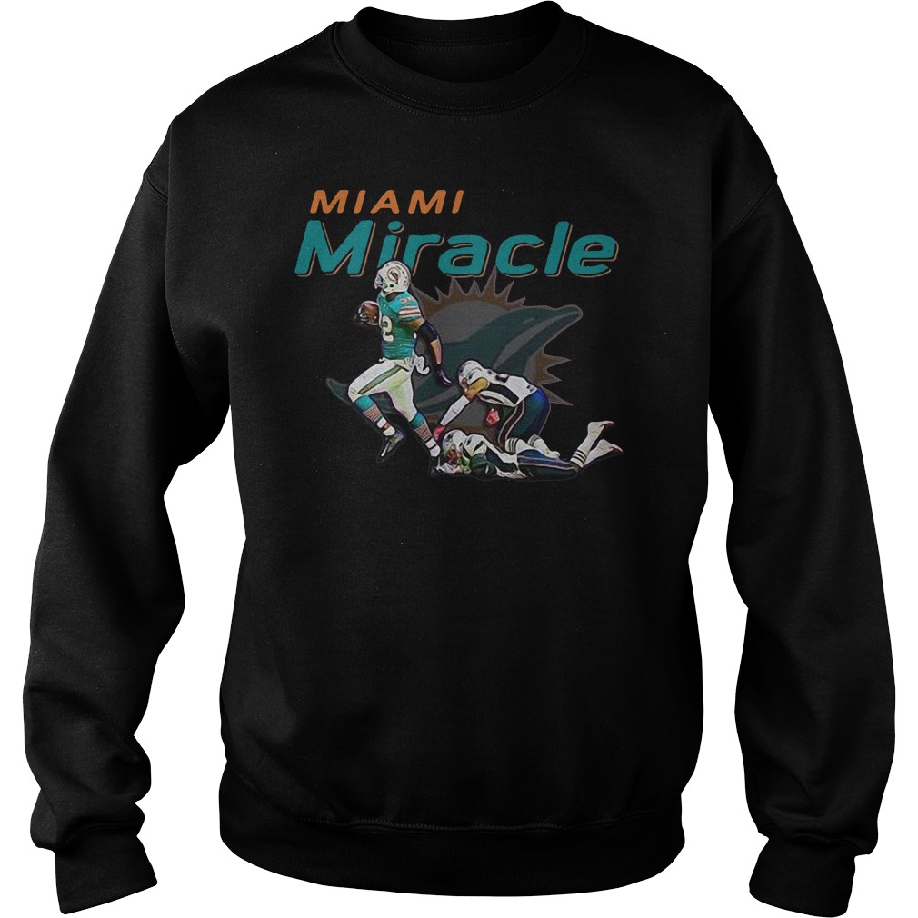 Miami Dolphins Beat Patriots Miami Miracle Men And Women T Shirt S 5Xl in  2023