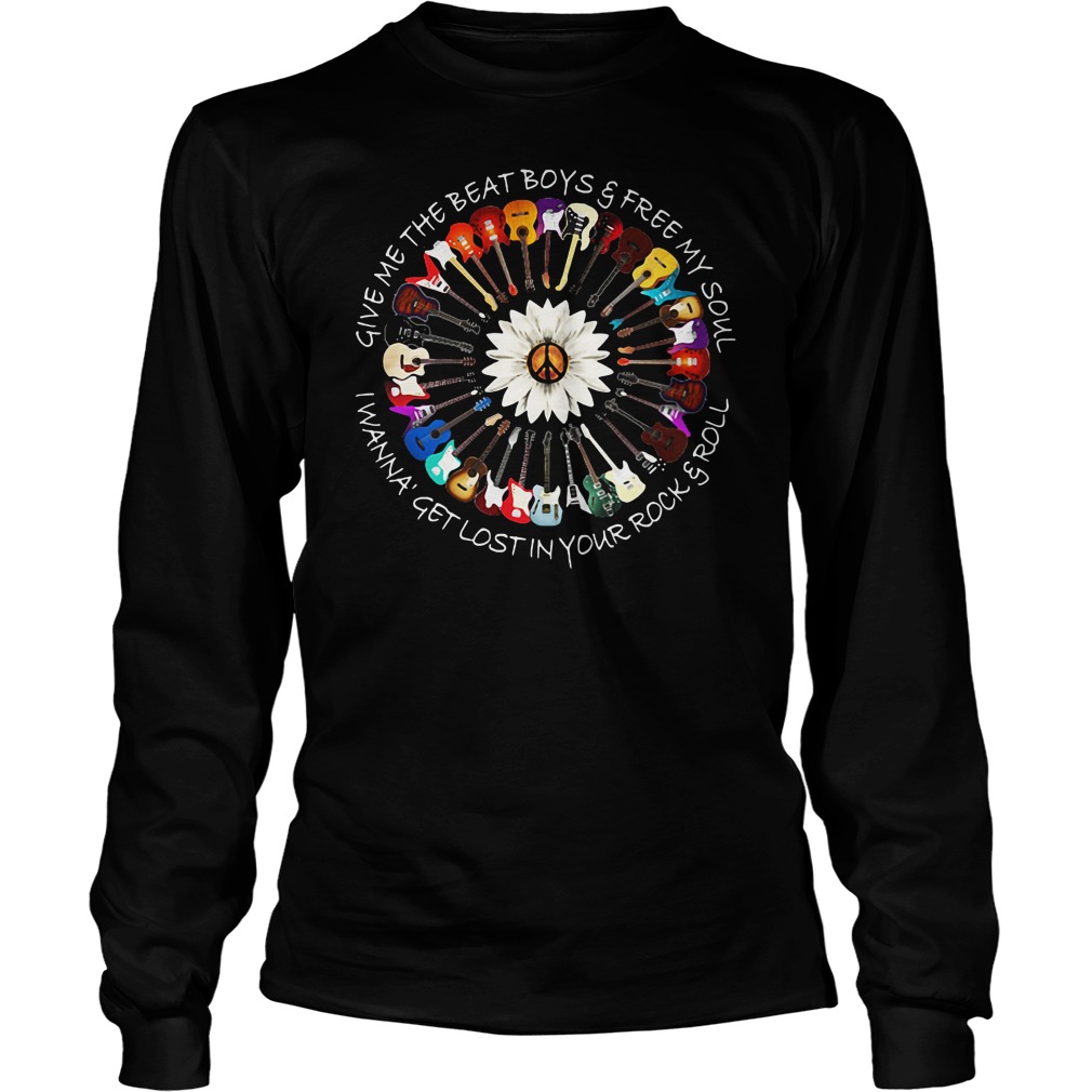 Give Me The Beat And Free My Soul Guitar Hippie Peace Shirt Give Me The Beat And Free My Soul Guitar Hippie Peace Shirt