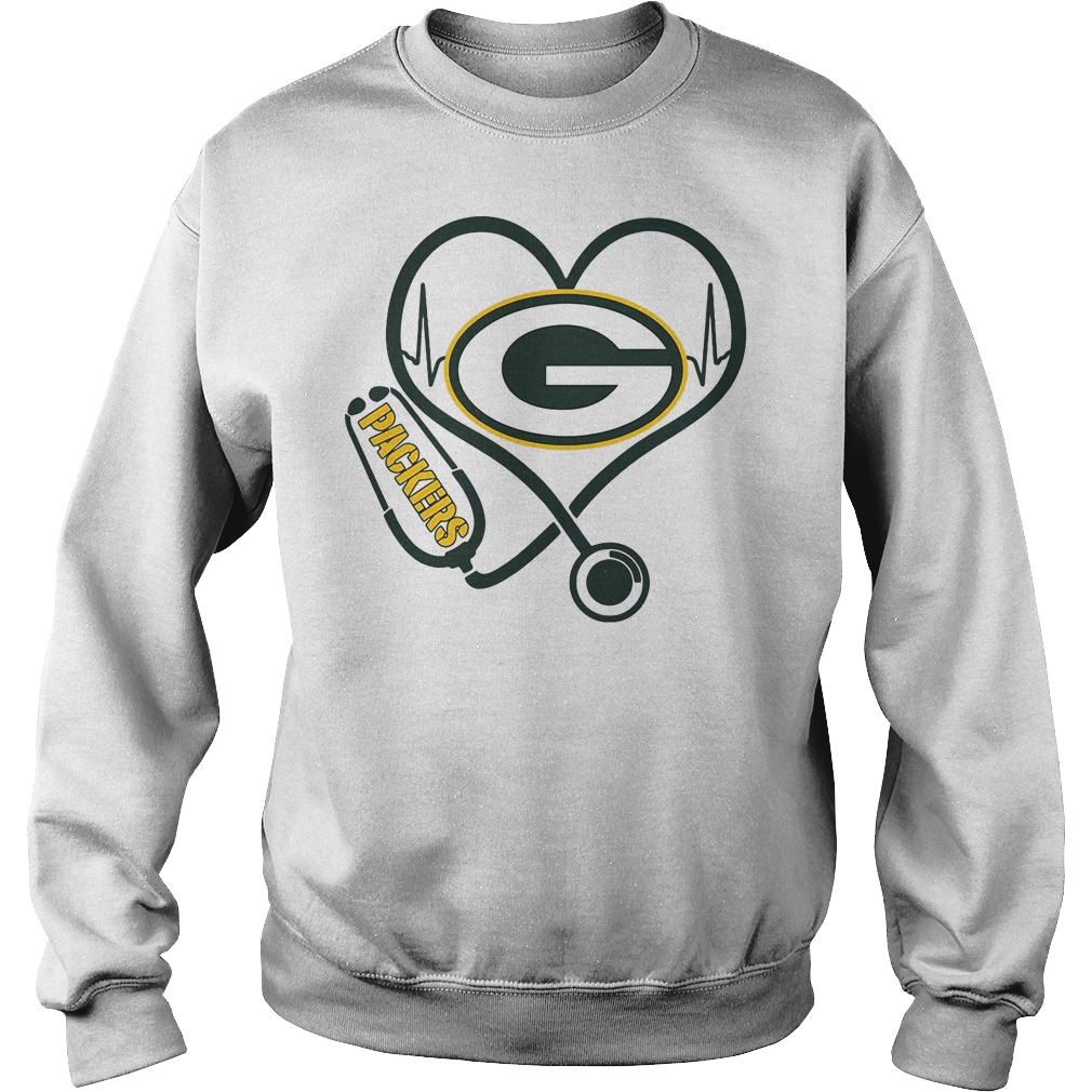 Nurse It's A Work Of Heart Green Bay Packers T-Shirt - TeeNavi