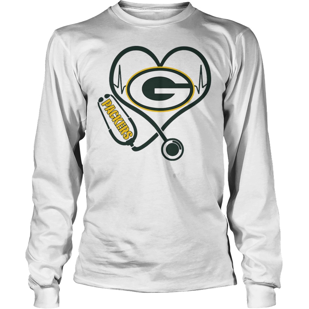 Nurse It's A Work Of Heart Green Bay Packers T-Shirt - TeeNavi