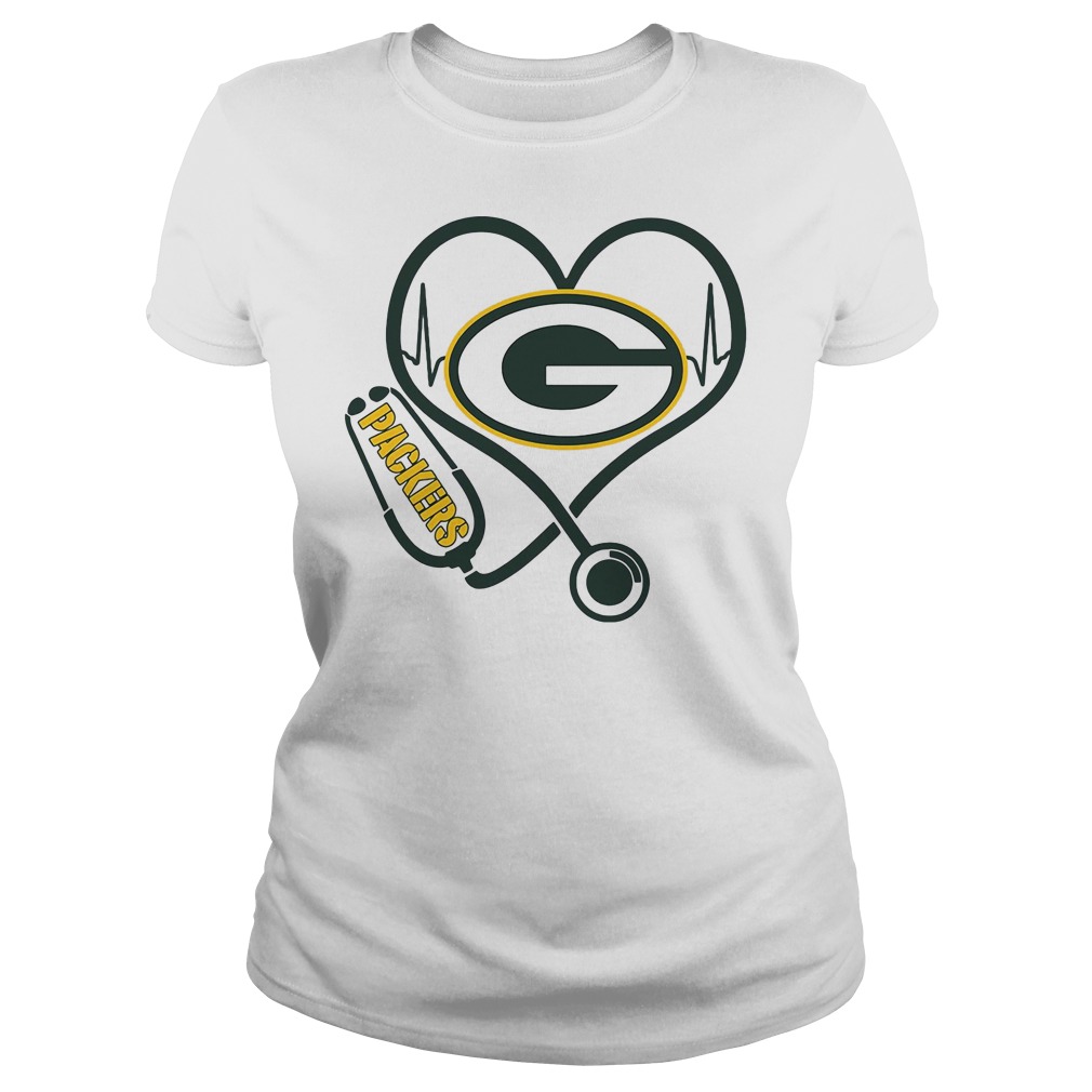 Green Bay Packers Hoodie Graphic Heart ECG Line V20 - Tana Elegant