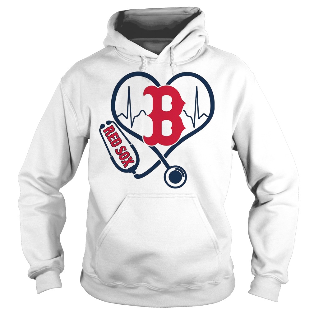 Nurse boston red sox baseball stethoscope heartbeat shirt, hoodie, sweater,  long sleeve and tank top