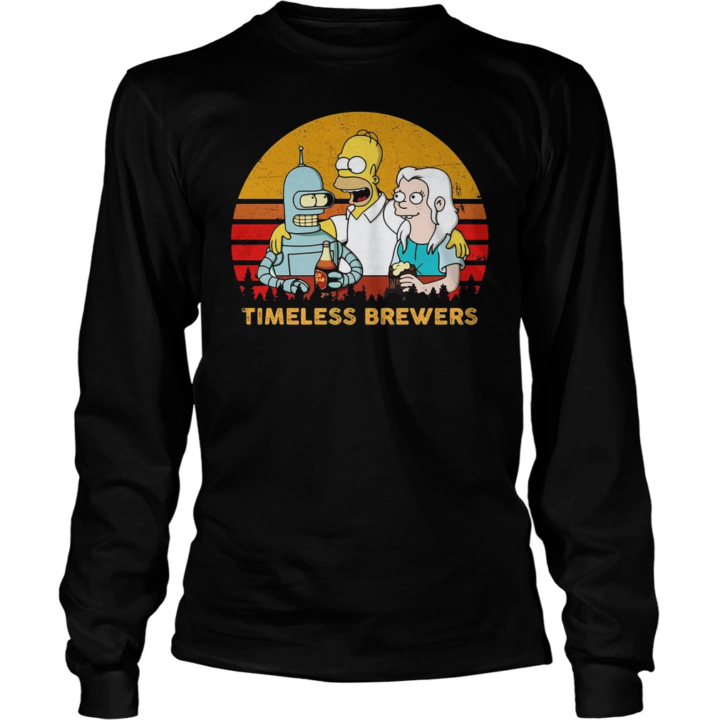 Disenchantment Timeless Brewers Sunset T-Shirt Funny Characters