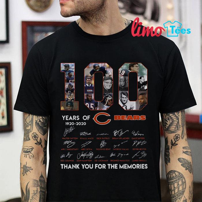 chitownclothing 100 Da Century Chicago Bears T-Shirt