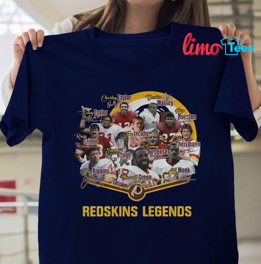 Washington Redskins Legends teams signatures shirt, hoodie, sweater and  v-neck t-shirt