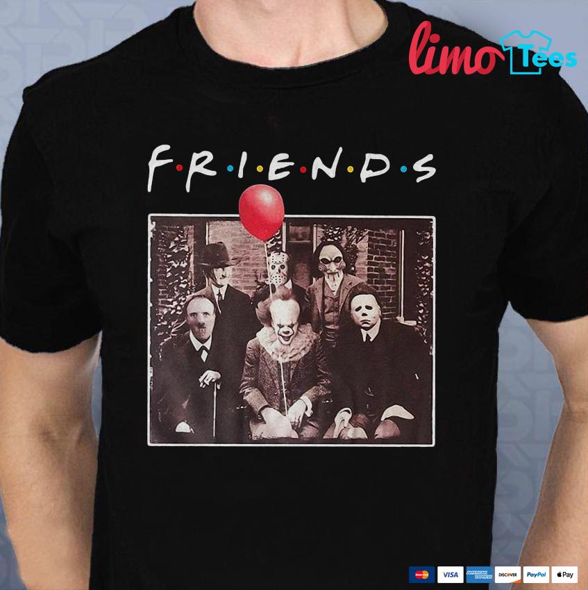 friends shirt with pennywise