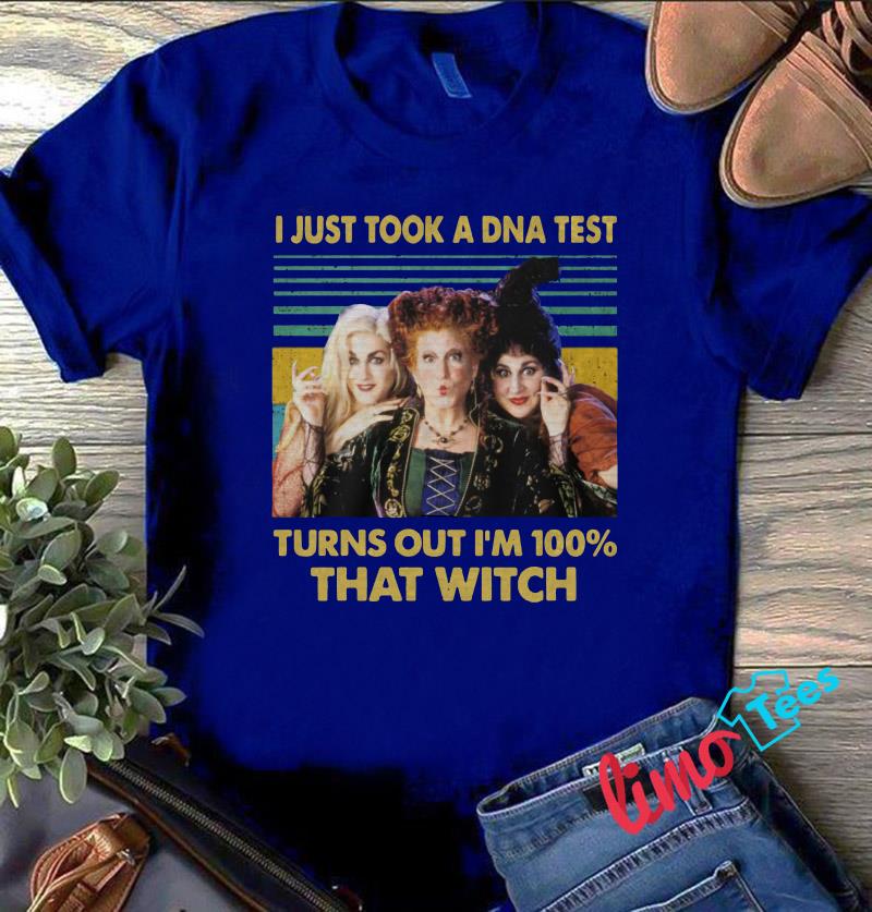 i just took a dna test shirt hocus pocus