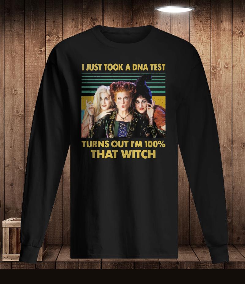 i just took a dna test shirt hocus pocus