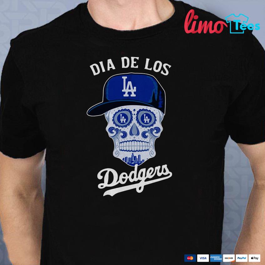 Dia De Los Angeles Dodgers Sugar Skull t-shirt, hoodie, sweater