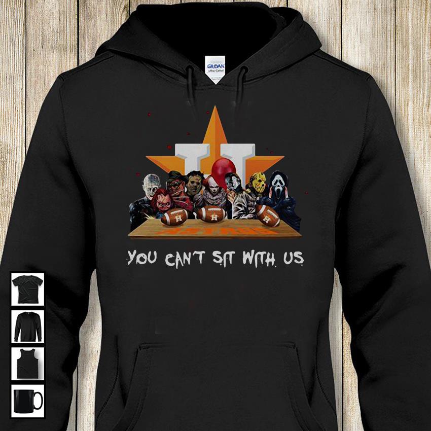 You can't sit with us Houston Astros halloween shirt, unisex shirt