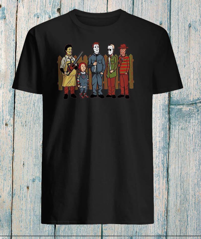 King of the Hill Horror Movie Villains T-Shirt - King of the Horror Shirt