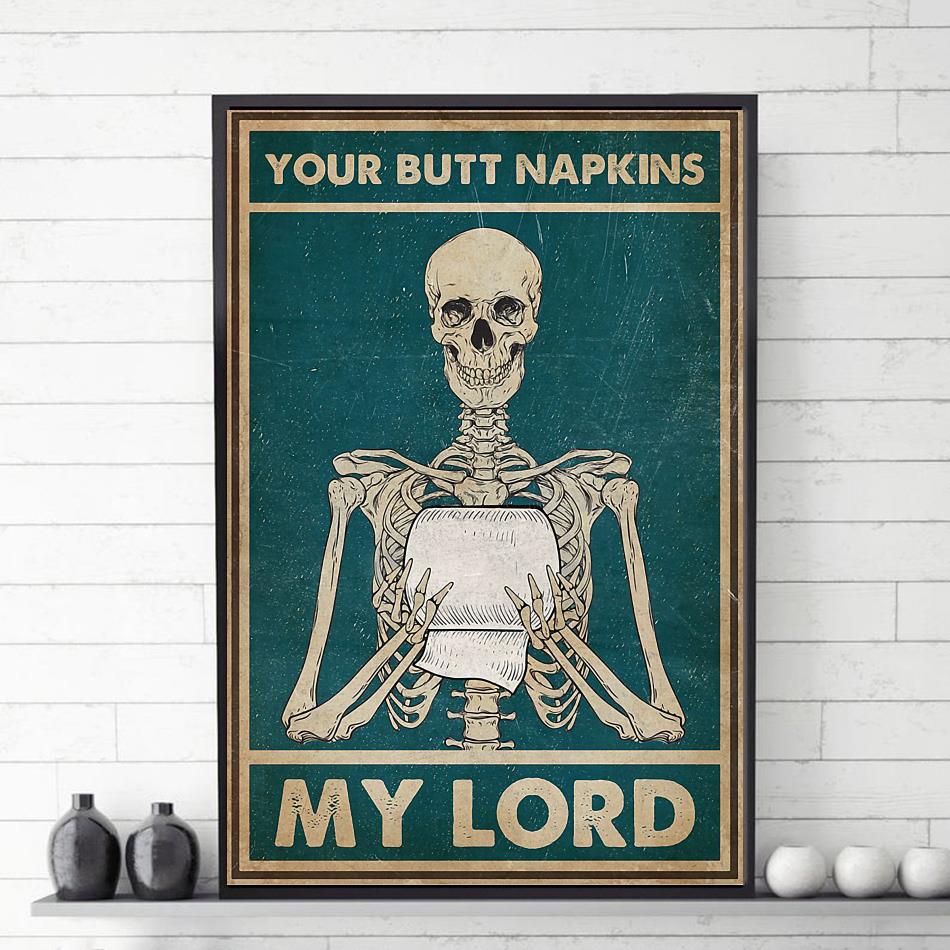 Your butt napkins my Lord vintage poster vetical poster