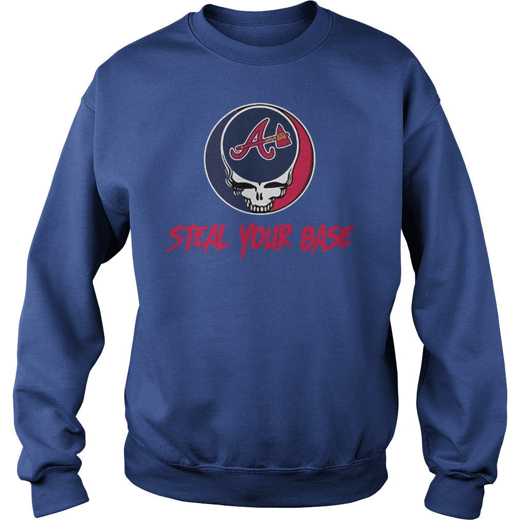 Grateful Dead Steal Your Base Team Color Atlanta Braves T-shirt
