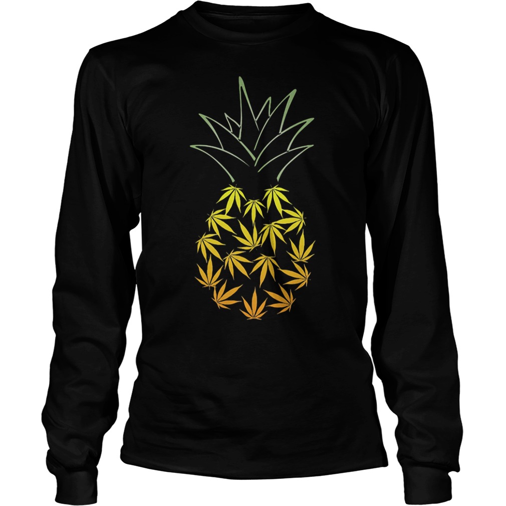 Pineapple pot outlet leaf shirt