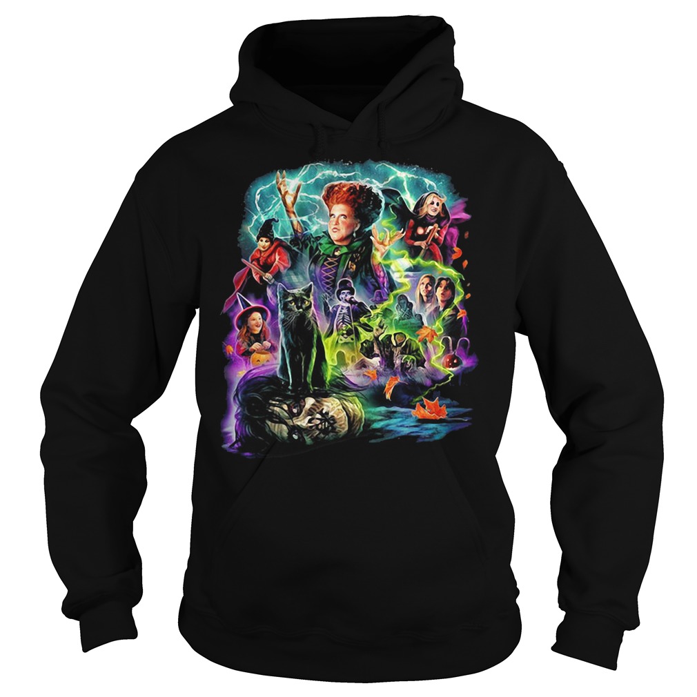 The Sanderson Sisters with new Hocus Pocus shirt, hoodie