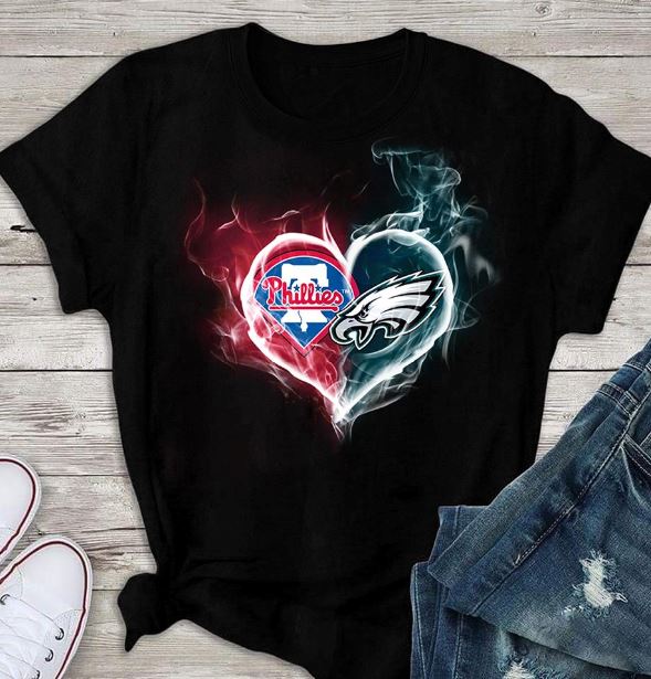 Official i'm a phillies and eagles kind of girl Shirt - Limotees