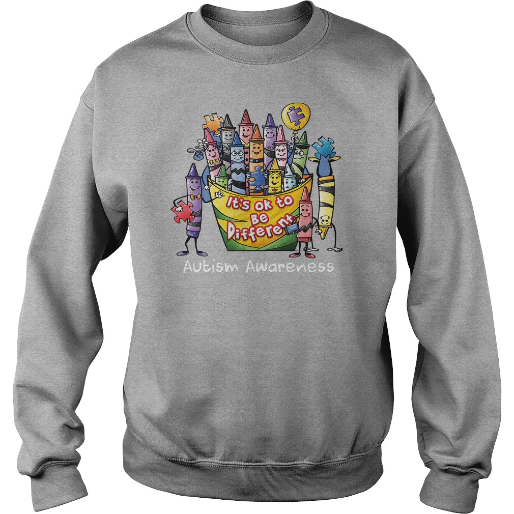 it's ok to be different autism shirt