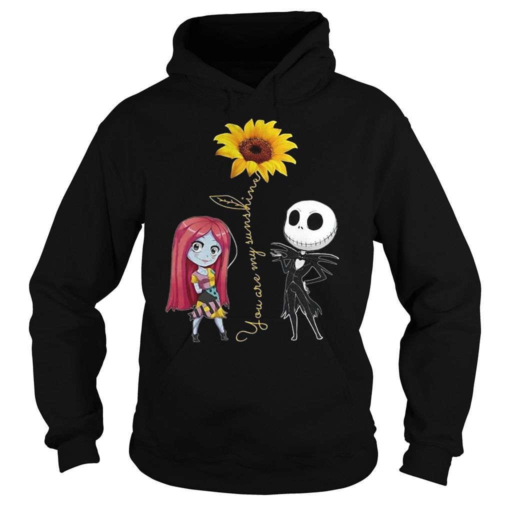 You Are My Sunshine Sunflower Jack-Skellington-Sally Shirt You Are My Sunshine Sunflower Jack-Skellington-Sally Shirt
